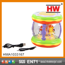 Spanish IC Battery Operation Musical Baby Hand Electric Drum